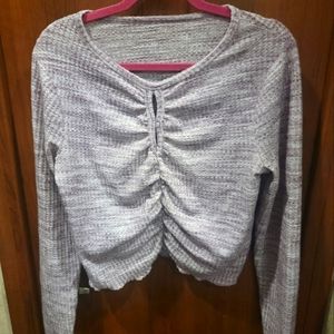 Arizona Jean Co. Lilac Crop Top Sz XL